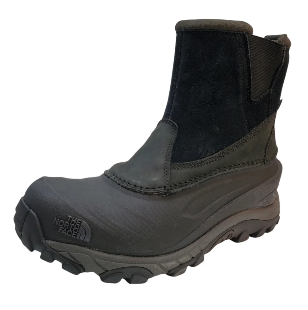 The North Face Mens Chilkat III Pull-On Black Beluga Gray Size 12